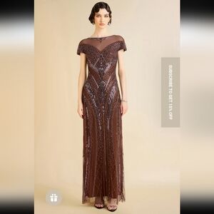 Like New - Babeyond Beaded Evening Gown